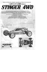 Kyosho Stinger 4WD Circuit 1000 series Manual