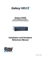 Rorke Data Galaxy RAIDGHDX2-2130-16iSCSI Installation And Hardware Reference Manual