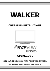 Walker SaorView WP24LEDVD Operating Instructions Manual