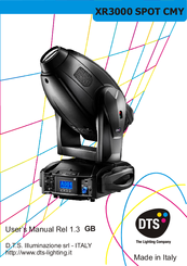 DTS XR3000 SPOT CMY User Manual