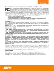 AVer AVerVision F30 User Manual