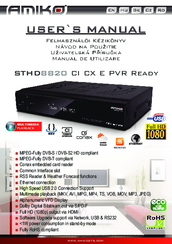 Amiko STHD8820 CI CX E User Manual
