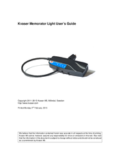 Kvaser Memorator Light User Manual