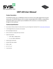 SVSi VRT-107c User Manual
