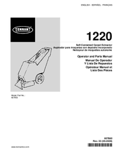 Tennant 1220 Operator And Parts Manual