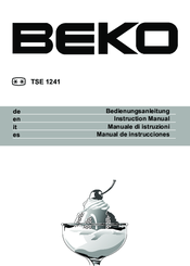 Beko TSE 1241 Instruction Manual