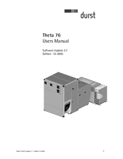 Durst Theta 76 User Manual