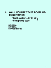 Mitsubishi Daiya SRK56HA User Manual