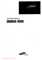Samsung DIGIMAX 502 Service Manual