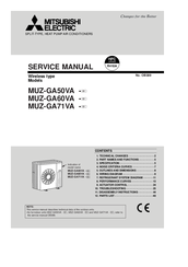Mitsubishi Electric MUZ-GA50VA Service Manual