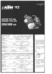 KTM 250 D-XC Manual
