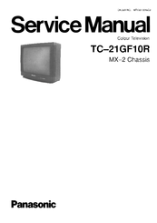 Panasonic TC-21GF10R Service Manual