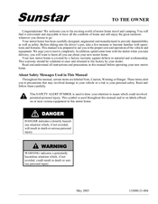 Winnebago 2004 Itasca Sunstar Owner's Manual