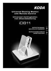 KODA iD811 Instruction Manual And Details Of Duarantee