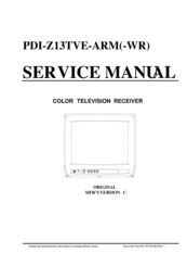 PDi PDI-Z13TVG-WR Service Manual