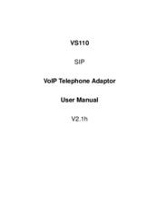 Techcom VS110 User Manual