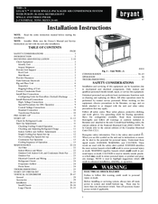 Bryant Legacy 704D--A Installation Instructions Manual