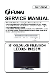 FUNAI LED32-H9323M Service Manual