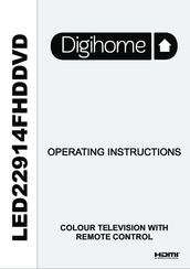 Digihome LED22914FHDVD Operating Instructions Manual