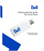 Bell Novatek Wireless U760 Getting Started Manual