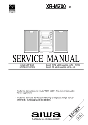 Aiwa XR-M700 Service Manual