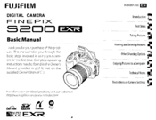 FujiFilm Finepix S200 EXR Basic Manual