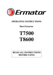 Ermator T7500 Operating	 Instruction