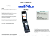 Nokia 6650 FOLD Service Schematics