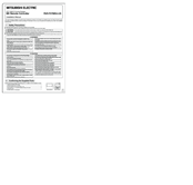 Mitsubishi Electric PAR-F27MEA-US Installation Manual