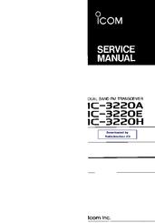 Icom IC-3220A Service Manual