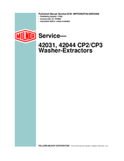 Milnor 42044 CP3 Service Manual