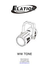 Elation WW TONE Manual