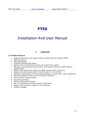 Star-net FT5X Installation And User Manual