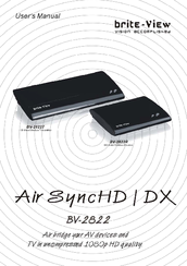 Brite View Air SyncHD/DX BV-2822T User Manual