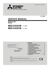 Mitsubishi Electric MSZ-CA25VB Service Manual