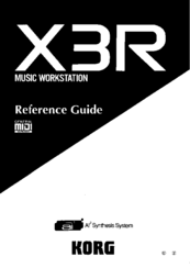 Korg X3R Reference Manual