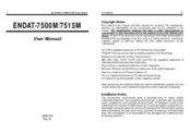 VIA Technologies ENDAT-7500M User Manual