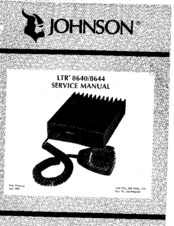 Johnson LTR 8644 Service Manual
