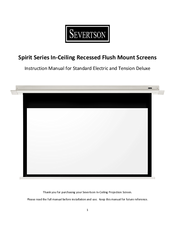 Severtson Spirit Series Instruction Manual