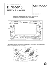 Kenwood DPX-5010 Service Manual