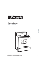 Kenmore Electric Range Use & Care Manual