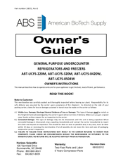 ABS ABT-UCFS-320M Owner's Manual