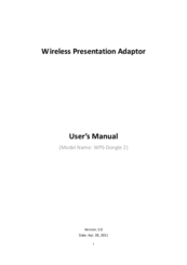 Awind WPS-Dongle 2 User Manual