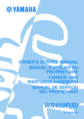 Yamaha WR450F Owner's Service Manual