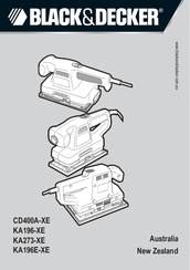Black & Decker CD400A-XE Manual