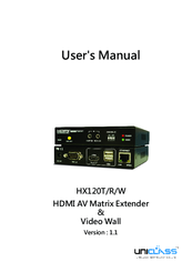 Uniclass HX120R User Manual