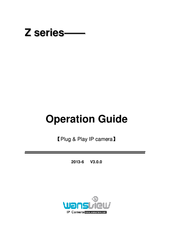 Wansview NCZ554MW Operation Manual