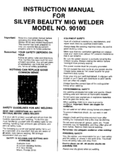Silver Beauty 90100 Instruction Manual