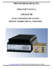 TRICOM AM-SAT-50 Operator's Manual
