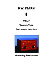 D.W. Fearn VT-I Operating Instructions Manual
